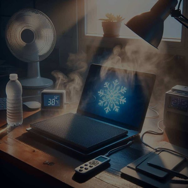 Quelle est la meilleure solution de refroidissement pour un ordinateur portable utilisé dans un environnement chaud ?